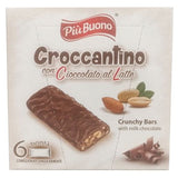 Piu Buono Croccantino Cioccolato Latte (10x75GR)