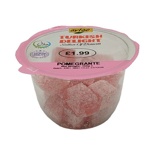 Aytac Turkish Delight Pomegranate (Cup) (12x150GR) - Aytac Foods Wholesale