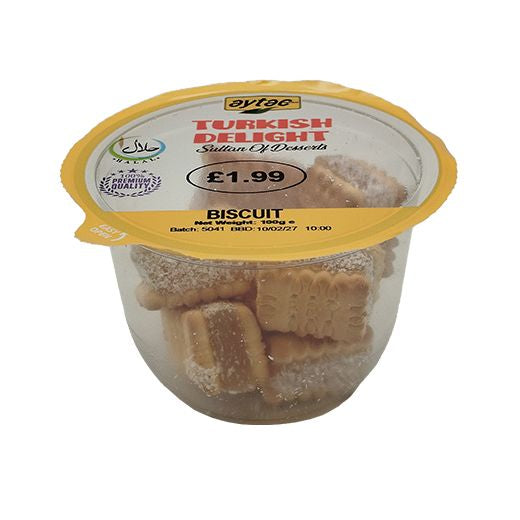 Aytac Turkish Delight Biscuit (Cup) , 100GR - Aytac Foods Wholesale