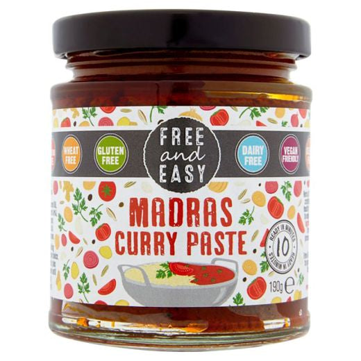 Free & Easy Madras Curry Paste (6X190gr)