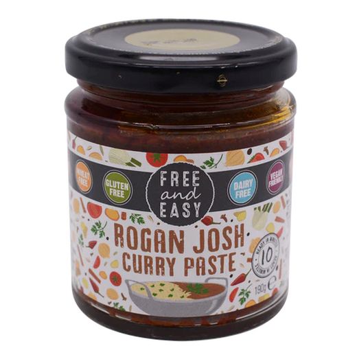 Free & Easy Rogan Josh Curry Paste (6X190gr)