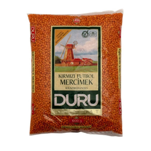 Duru Red Lentils Round/301 , 1KG - Aytac Foods Wholesale