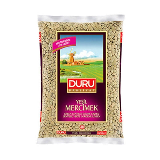 Duru Green Lentils/303 , 1KG - Aytac Foods Wholesale