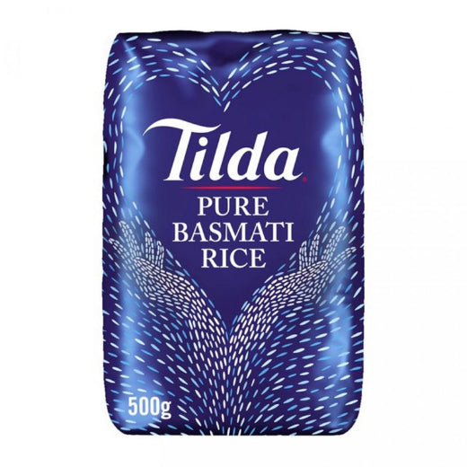 Tilda Pure Basmati Rice *Pm £2.49* (8x500GR) - Aytac Foods Wholesale
