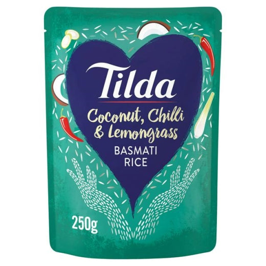 Tilda Coconut Chilli And Lemongrass Basmati (Microwave) (6x250GR) - Aytac Foods Wholesale