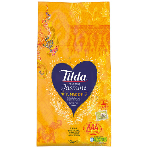 Tilda Fragrant Jasmine Rice 10kg Pack of 1 – Aytac Foods Wholesale