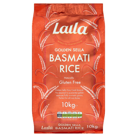 Sry Laila Sella Basmati Rice10Kg (1x10KG) - Aytac Foods Wholesale