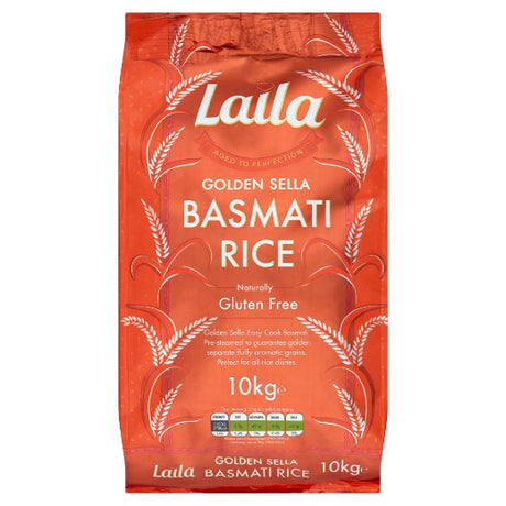 Sry Laila Sella Basmati Rice10Kg (1x10KG) - Aytac Foods Wholesale