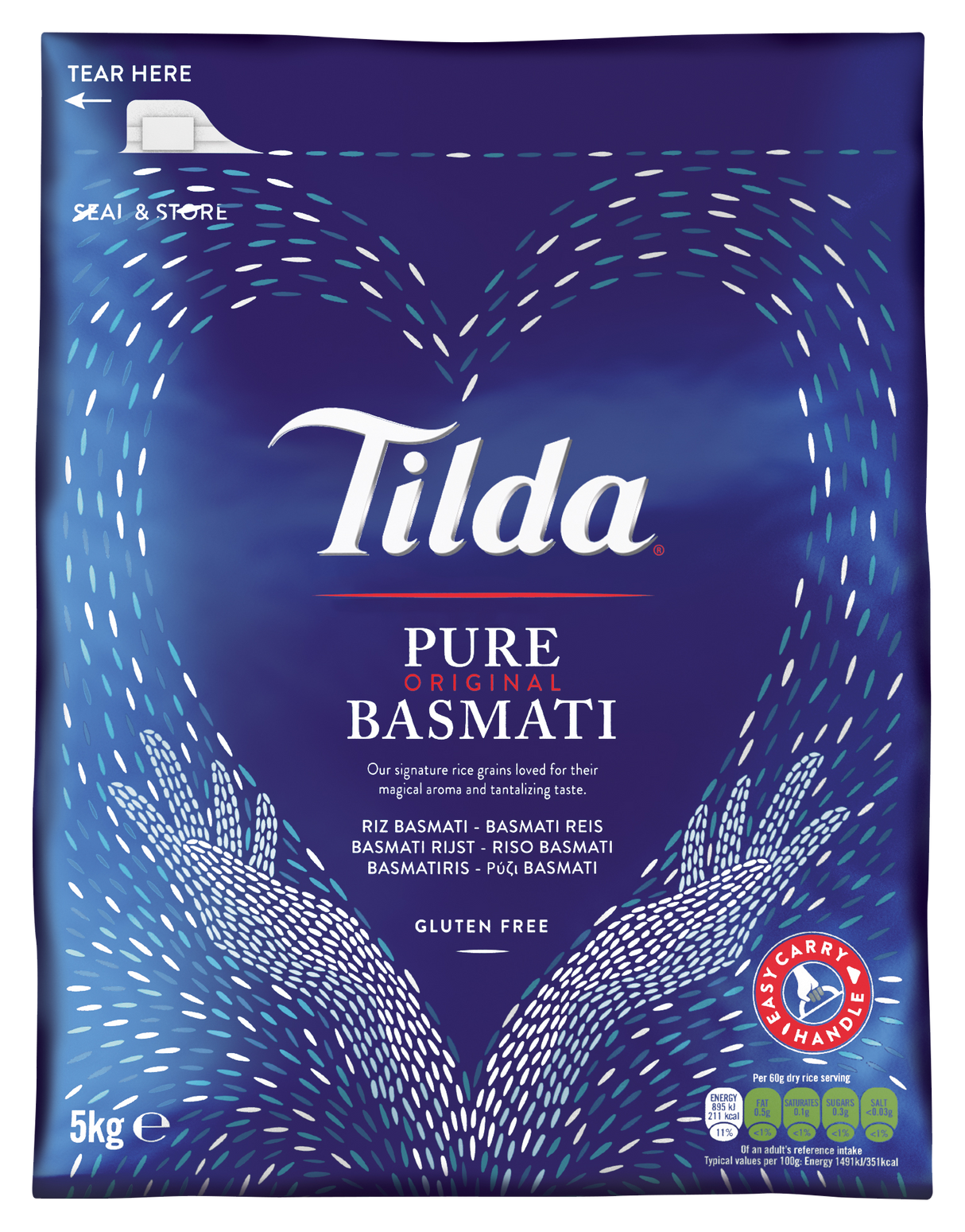 Tilda Pure Basmati Rice W/Saffron (1x5KG) - Aytac Foods Wholesale