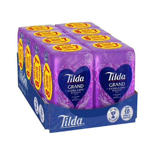 Tilda Grand White 8 For 7 -1Kg (8x1KG)