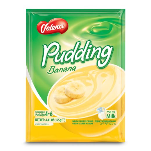 Valenci Banana Pudding (12x125GR)