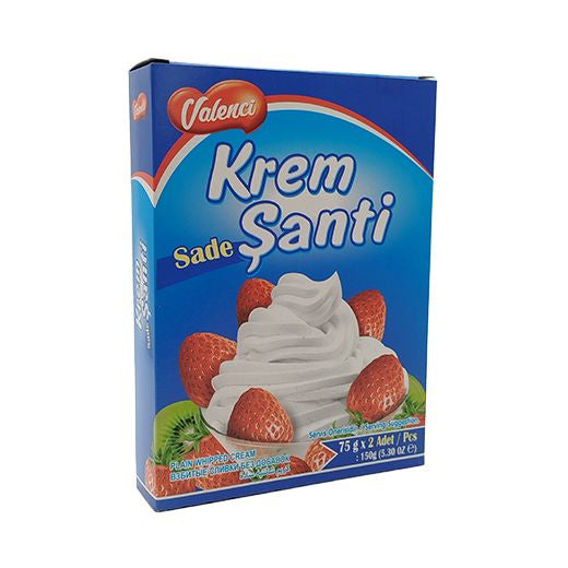 Valenci Plain Cream Chantilly (12x150GR)