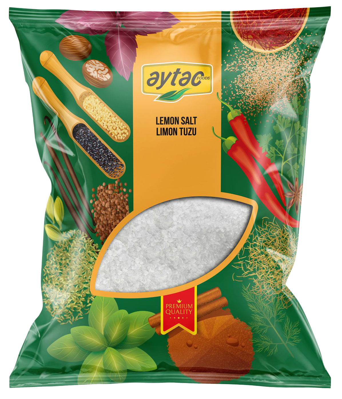 AYTAC SPICE LEMON SALT GRAIN 5*1KG