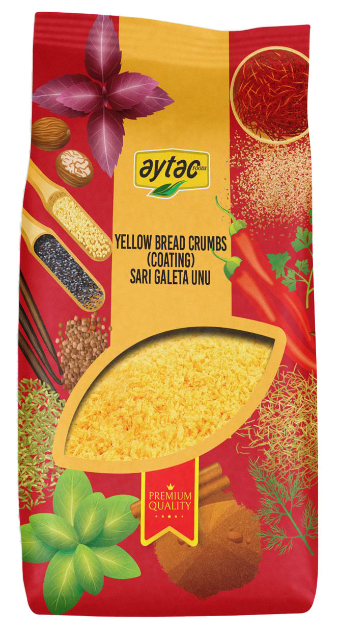 AYTAC SPICE BREADCRUMBS YELLOW 8*600GR