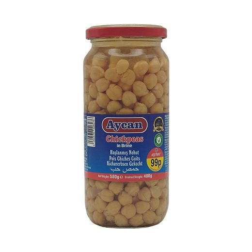 Aycan Boiled Chickpeas Jar 12x580g