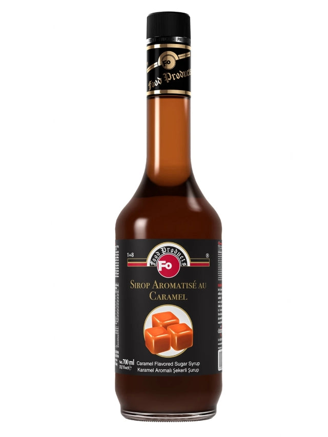 Fo Caramel Flavoured Syrup 70cl - Pack of 6