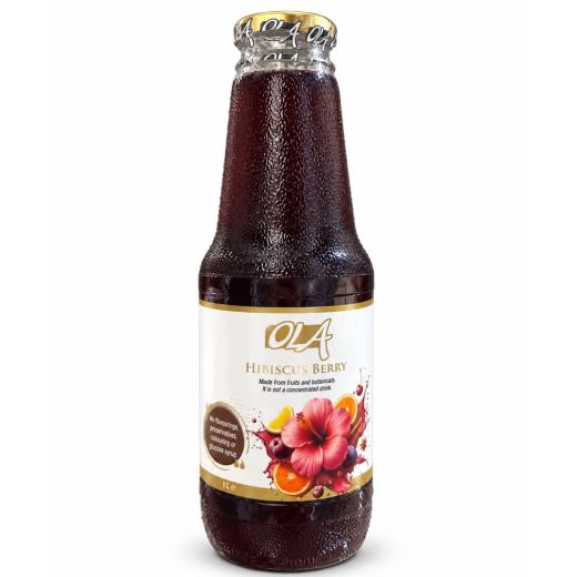 Ola Hibiscus Berry Drink 1L Classic wholesale case of 12