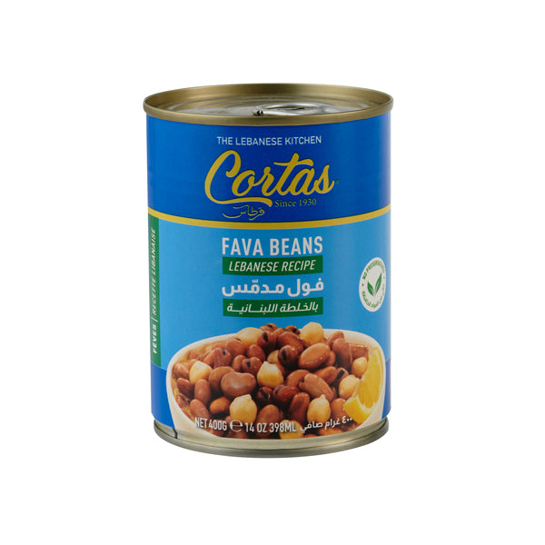 Cortas Fava Beans – Lebanese Recipe (8544) – 12 x 400g