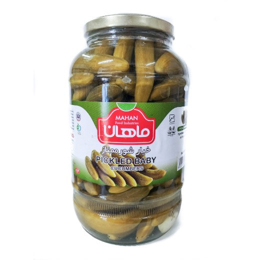 Mahan Pickled Baby Cucumbers , 1500GR - Aytac Foods Wholesale