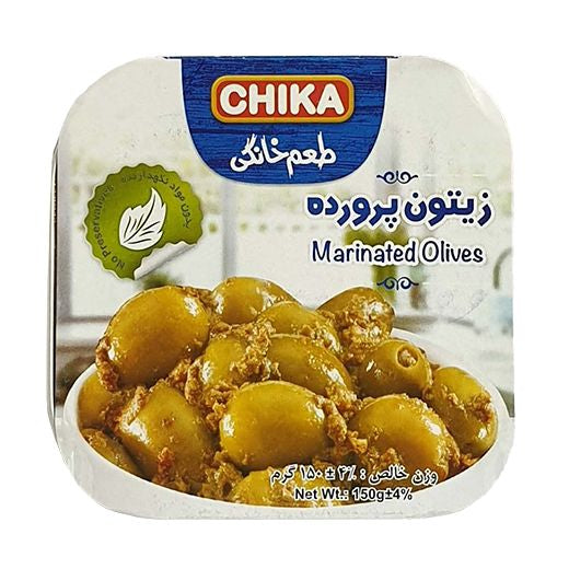 Chika Marinated Olives (Parvardeh) 150G (9x6X150G) - Aytac Foods Wholesale