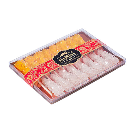 Ira Pay Rock Candy With Stick Mix White & Saffron , 250GR - Aytac Foods Wholesale