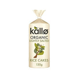 Kallo Organic Lightly Salted Wholegrain Rice Cakes (130G) x 6 - Aytac Foods Wholesale