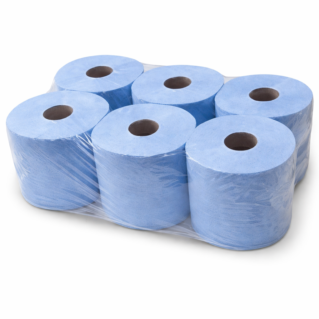 Premium Plus Blue Centrefeed Towel 2 Ply 150m (6 Rolls)