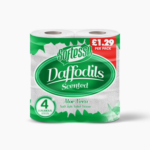 Softesse 2-Ply Toilet Tissue Aloe Vera 10x4 Rolls  Aytac Foods Wholesale