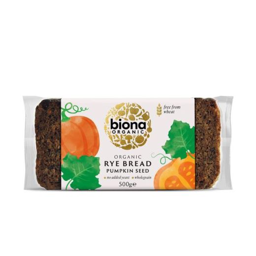 Biona Org Rye Bread Pumpkin Seed (7x500GR)