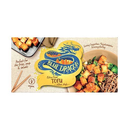 Blue Dragon Extra Firm Silken Tofu 308GR (Pack of 12)