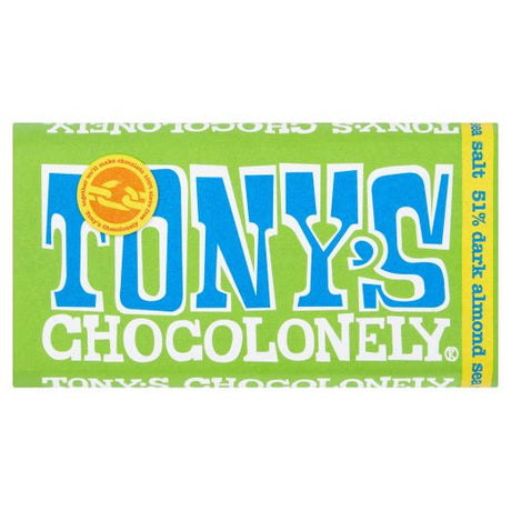 Tony'S - Dark Choc, Almond & Sea Salt (15X180G)(20325) (180GR) x 15 - Aytac Foods Wholesale