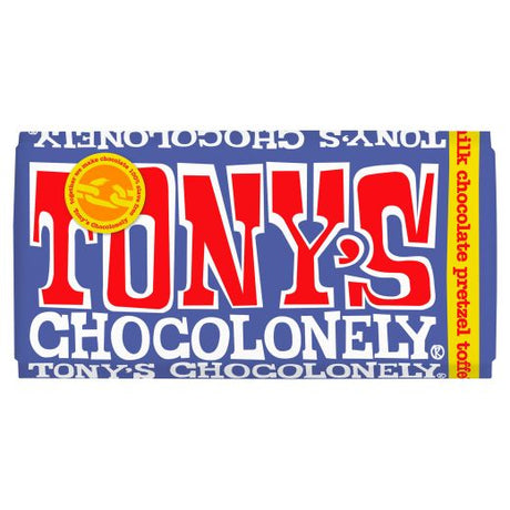 Tony'S - Dark Milk Choc, Pretzel Toffee (15X180G)(20329) (180 GR) x 15 - Aytac Foods Wholesale
