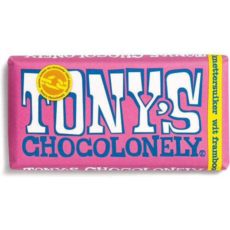 Tony'S - White Choc, Raspberry & Popping Candy (20318) (180GR) x 15 - Aytac Foods Wholesale