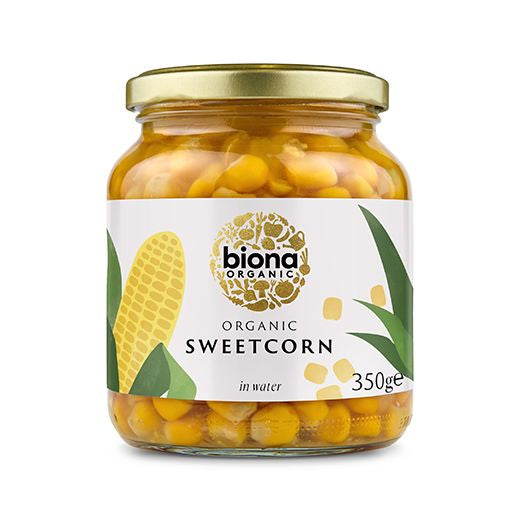 Gd Biona Organic Sweetcorn – Jar (350g) product image