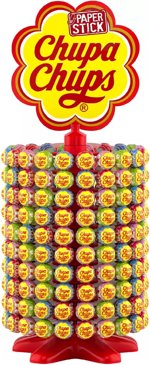 Chupa Chups (Stand Wheel 200) Lolli Pops (1x200PCS)