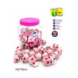 Jellyman Pink Panda gummy sweets in a 50-piece jar