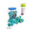 Jellyman Earth gummy sweets in a 50-piece jar