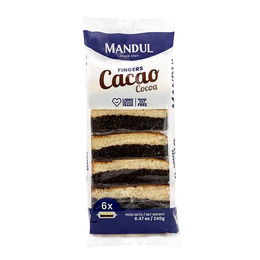 Mandul Finger Coated In Cocoa 6 pcs (240g) product image