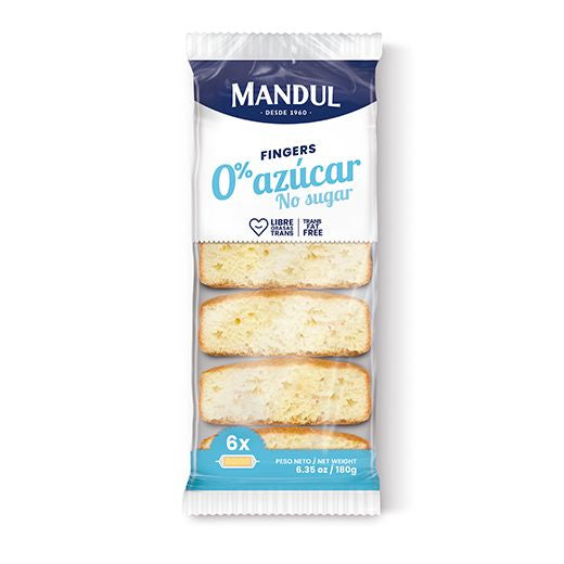 Mandul Fingers No Sugar 6 pcs (180g) product image
