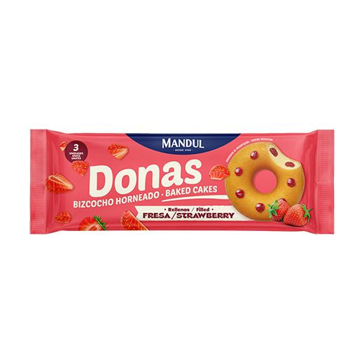 Mandul Donuts Strawberry Cream-Filled (180g) product image