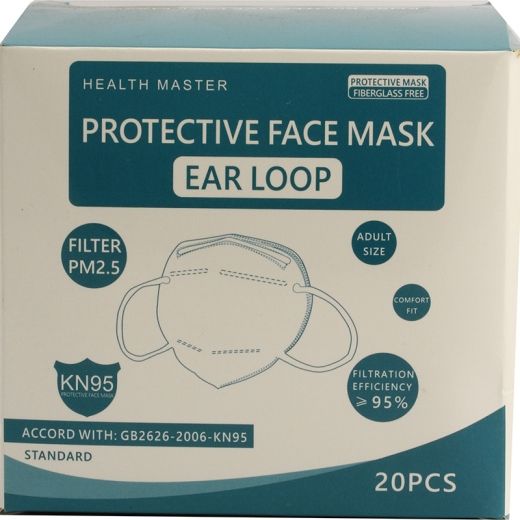 Kn95 Protective Face Mask 20Pcs (20X1)
