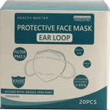 Kn95 Protective Face Mask 20Pcs (20X1)