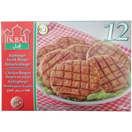 Ikbal 12 Chicken Burger (8x12X60GR)