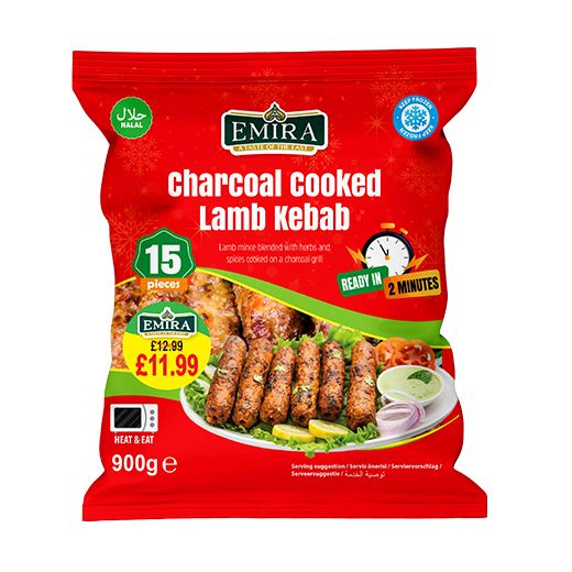 Emira Charcoal Cooked Lamb Kebab (900g) product image