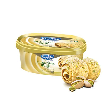 Kwality Malai Pista Kulfi (6x900ML) - Aytac Foods Wholesale