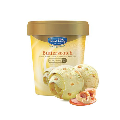 Kwality Butterscotch (8x450ML) - Aytac Foods Wholesale