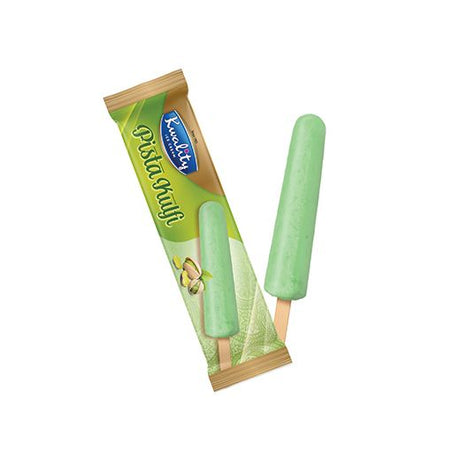 Kwality Pista Kulfi Stick Singles (24x70ML) - Aytac Foods Wholesale