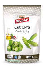 Mazedar Okra-Cut (24x340GR) - Aytac Foods Wholesale
