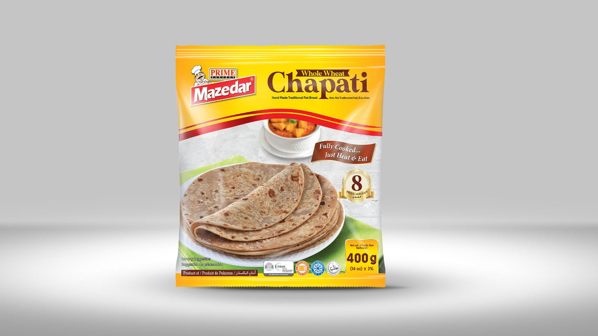 Mazedar Chapati (Cooked) (24x400GR) - Aytac Foods Wholesale