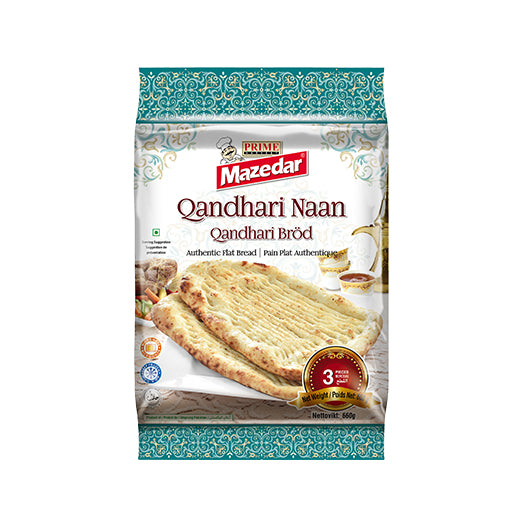 Mazedar Qandhari Nan (Cooked) (12X660GR) - Aytac Foods Wholesale